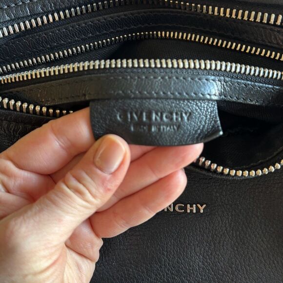 Givenchy Sugar Goatskin Small Pandora Crossbody Bag Black - Picture 7 of 12